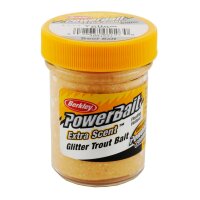 BERKLEY PowerBait Trout Bait Glitter Farbe: Yellow