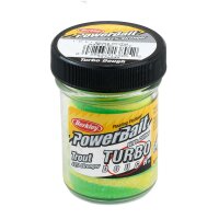 BERKLEY PowerBait TroutBait Select Glitter Turbo Dough Farbe: Spring Green Yellow