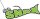 FOX-RAGE fish SNAX Quiver Shad  8,5cm 3,3&quot; Farbe: Brown Chartreuse    