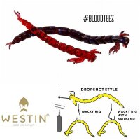 WESTIN Blood Teez Worm 7,5cm/3&quot; Farbe: Bubblegum