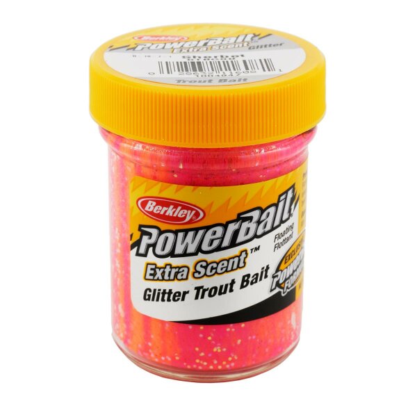 BERKLEY PowerBait Trout Bait Glitter Farbe: Cherbet